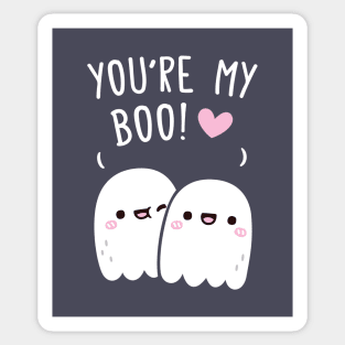 Cute Ghosts You're My Boo Besties Sticker